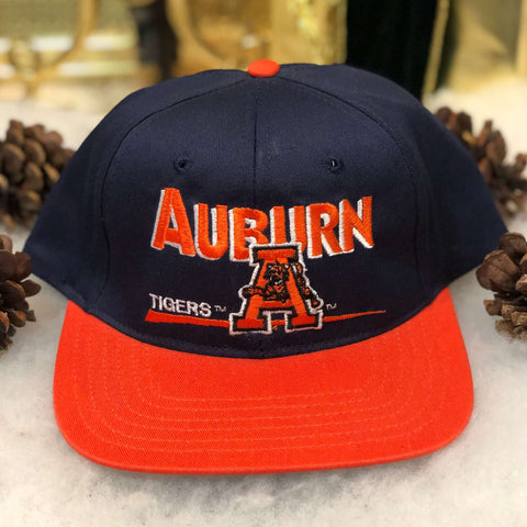 Vintage NCAA Auburn Tigers Twins Enteprise Wool Snapback Hat