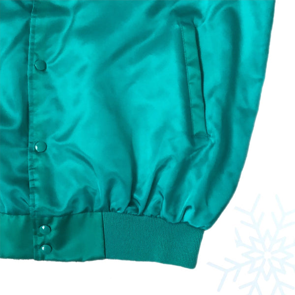 Vintage Travel America Orlando Satin Bomber Jacket (XL)