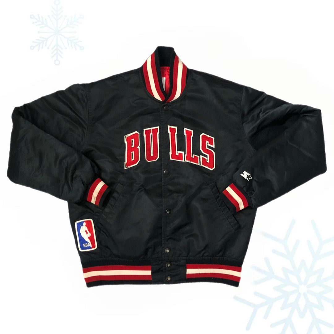 Vintage NBA Chicago Bulls Starter Satin Jacket (M)