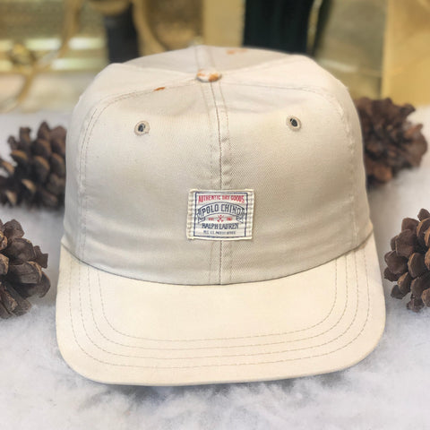Vintage Polo Chino Ralph Lauren Authentic Dry Goods Strapback Hat