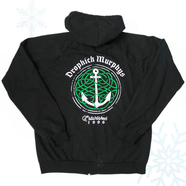 Dropkick Murphys Zip Up Hoodie Sweatshirt L