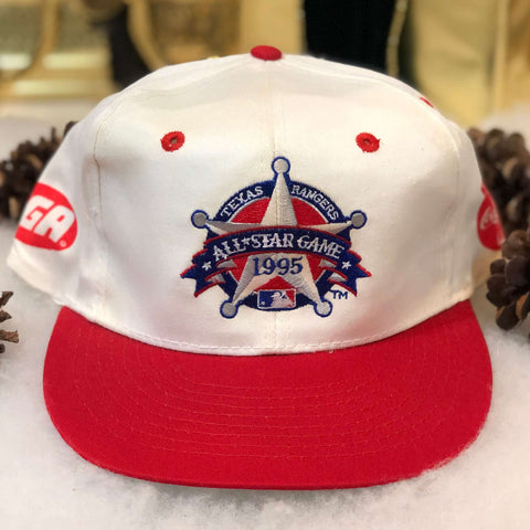 Vintage 1995 MLB All-Star Game Texas Rangers Coca-Cola Twill Snapback Hat