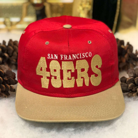 Vintage Deadstock NWOT NFL San Francisco 49ers Universal Twill Snapback Hat