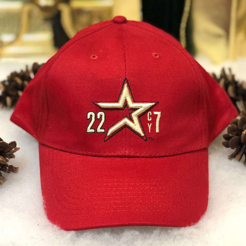 Vintage Deadstock NWOT MLB Houston Astros Roger Clemens 7x Cy Young Award Winner Strapback Hat