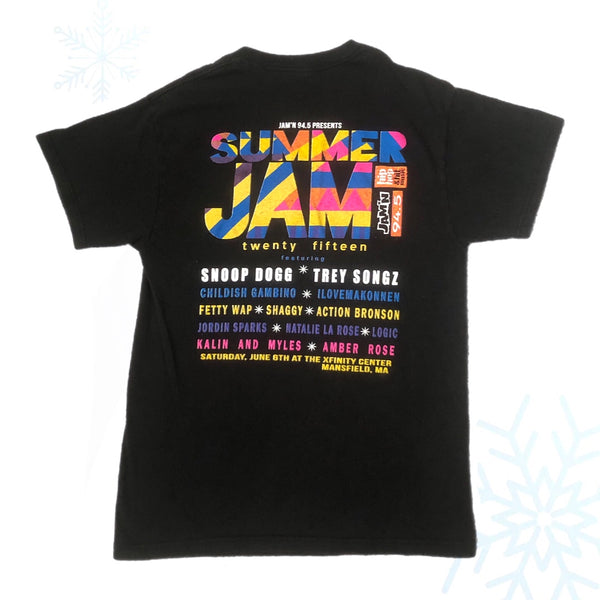 JAM'N 94.5 Boston 2015 Summer Jam Hip Hop R&B Concert T-Shirt (M)