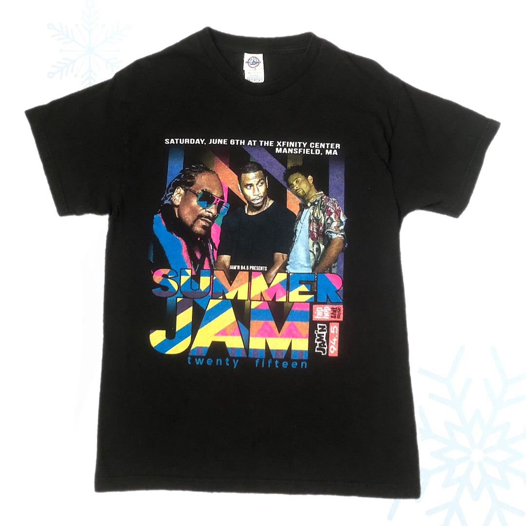 JAM'N 94.5 Boston 2015 Summer Jam Hip Hop R&B Concert T-Shirt (M)