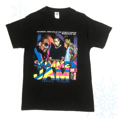 JAM'N 94.5 Boston 2015 Summer Jam Hip Hop R&B Concert T-Shirt (M)