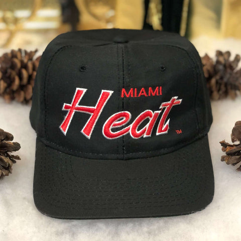 Vintage NBA Miami Heat Sports Specialties Script Twill Snapback Hat