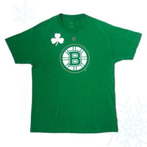NHL Boston Bruins Milan Lucic St. Patrick's Day Jersey T-Shirt (L)