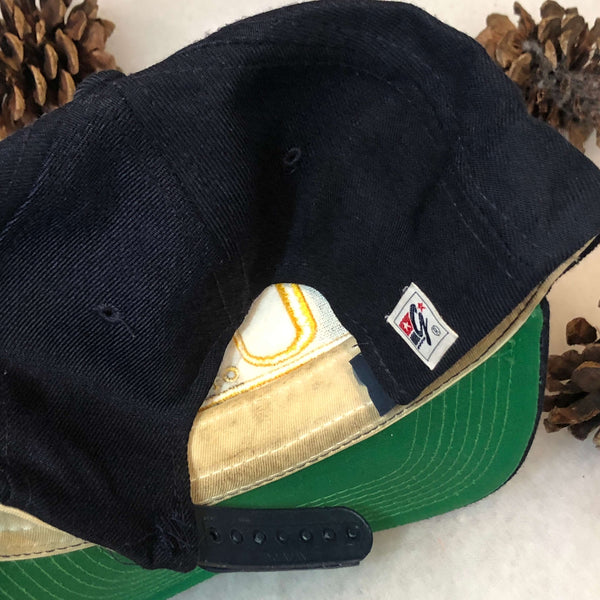 Vintage NCAA Michigan Wolverines The Game Split Bar Wool Snapback Hat *BROKEN SNAPS*