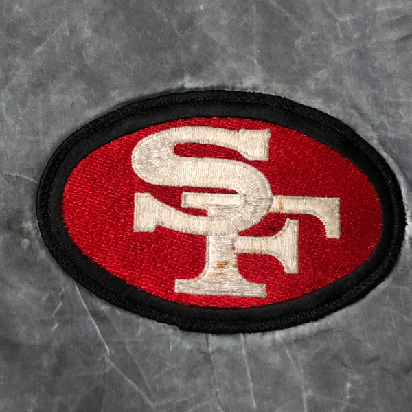 Vintage NFL San Francisco 49ers Starter Acid Wash Slate Jacket (L)