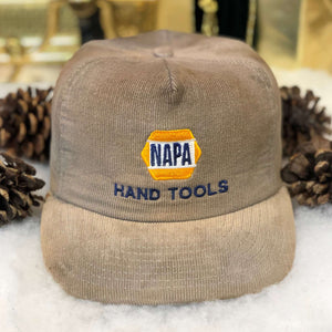 Vintage NAPA Auto Parts Hand Tools Corduroy Snapback Hat