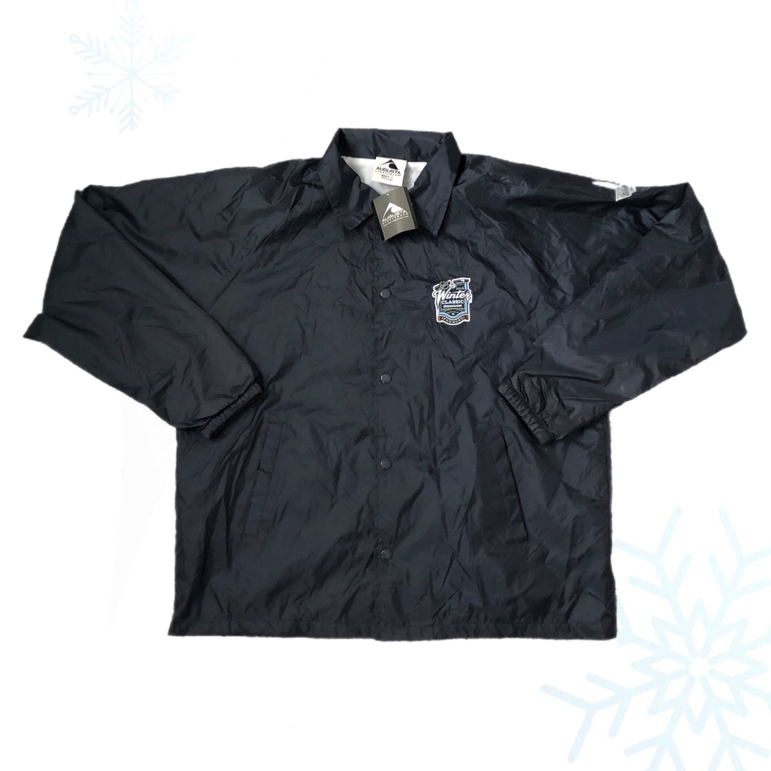 Deadstock NWT 2016 NHL Winter Classic Gillette Stadium Foxboro Boston Bruins Montreal Canadiens Windbreaker Button-Up Jacket (L)