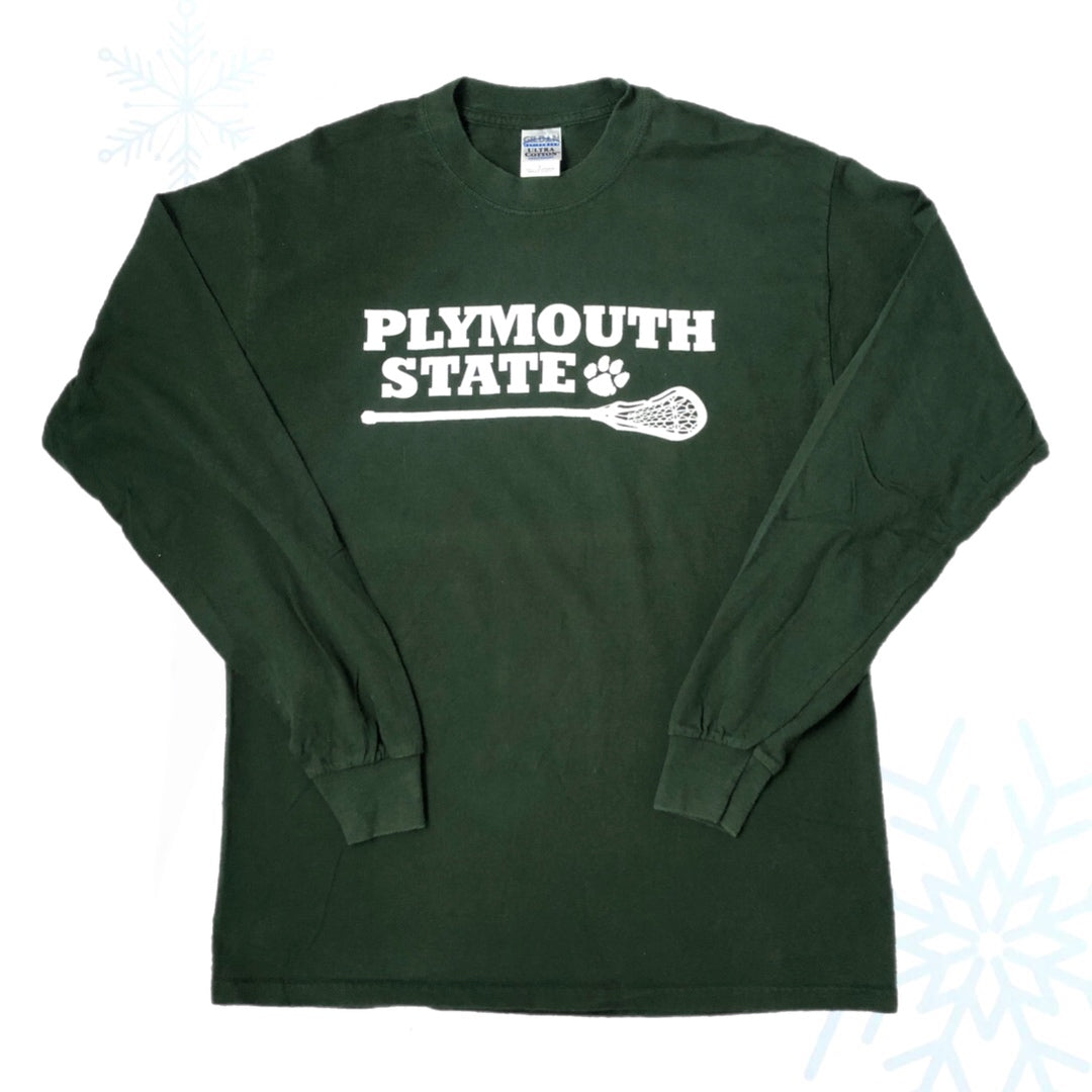 Vintage NCAA Plymouth State Panthers Lacrosse Long Sleeve Shirt (L)