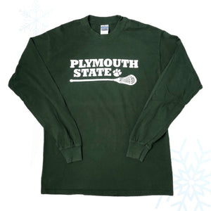 Vintage NCAA Plymouth State Panthers Lacrosse Long Sleeve Shirt (L)