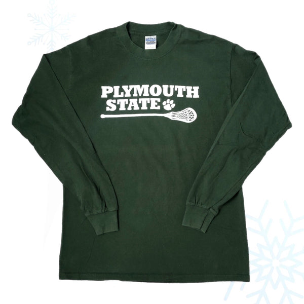 Vintage NCAA Plymouth State Panthers Lacrosse Long Sleeve Shirt (L)