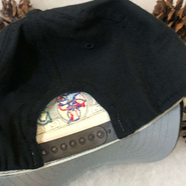 Vintage 2000 MLB ALCS New York Yankees Seattle Mariners New Era Wool Snapback Hat