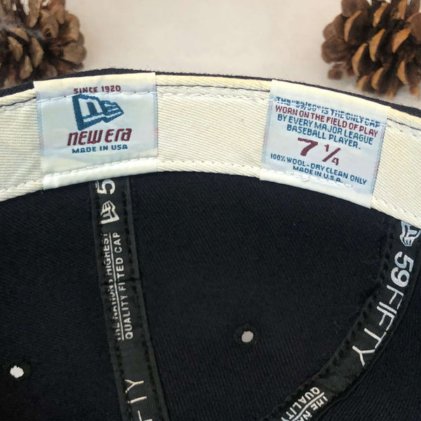 Vintage 2000 MLB World Series New York Yankees New Era Wool Fitted Hat 7 1/4