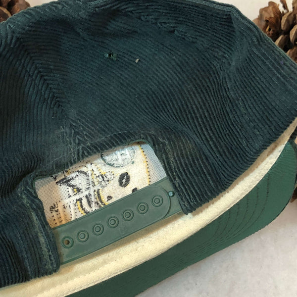 Vintage CFL Edmonton Eskimos Ted Fletcher Corduroy Snapback Hat