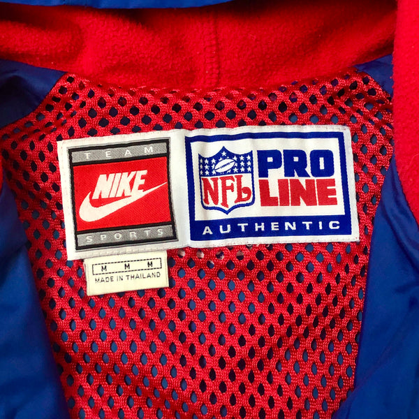 Vintage NFL New England Patriots Nike Windbreaker Double Hooded Rain Jacket (M)