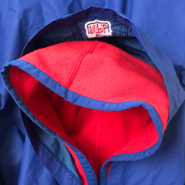 Vintage NFL New England Patriots Nike Windbreaker Double Hooded Rain Jacket (M)