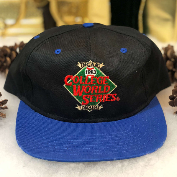 Vintage 1993 NCAA College World Series Omaha Twill Snapback Hat