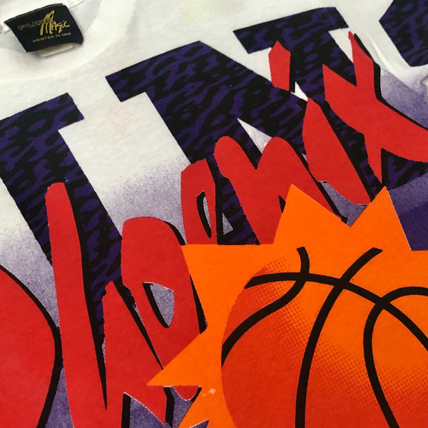 Vintage Deadstock NWOT NBA Phoenix Suns Magic Johnson T's T-Shirt (M)