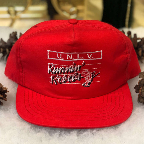 Vintage Deadstock NWOT NCAA UNLV Runnin' Rebels Twill Snapback Hat