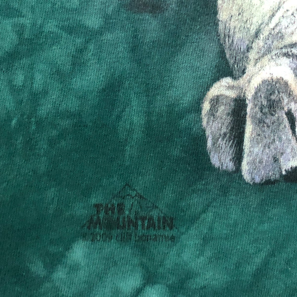 2009 The Mountain White Siberian Tiger Busch Gardens Tie-Dye T-Shirt (L)