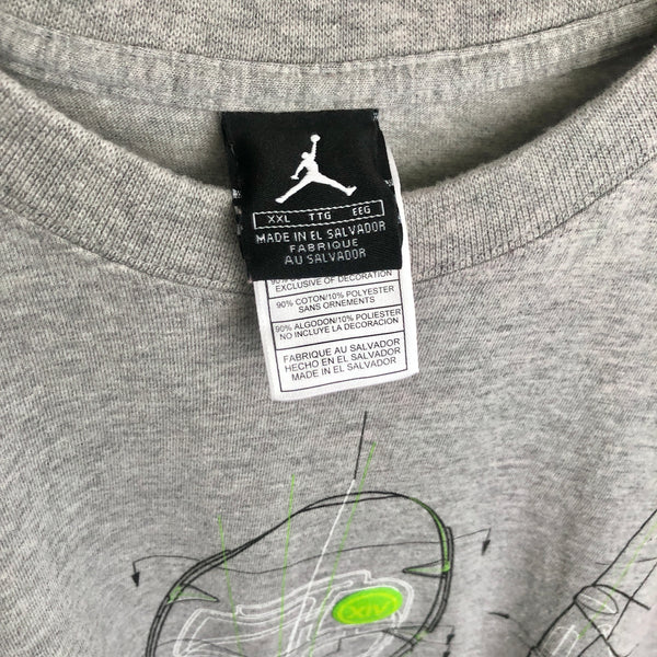 Vintage Air Jordan XIV "The Soul of the XIV" Nike Sketch T-Shirt (XXL)