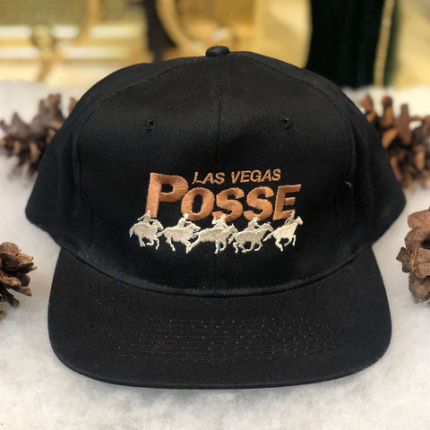 Vintage Deadstock NWOT CFL Las Vegas Posse KC Twill Snapback Hat