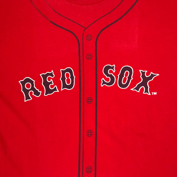 Vintage MLB Boston Red Sox Nomar Garciaparra Dunkin' Donuts Promo T-Shirt (XL)