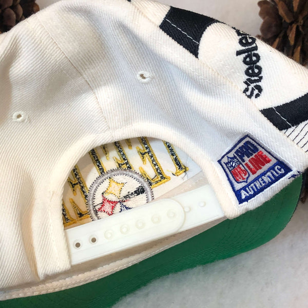 Vintage NFL Pittsburgh Steelers Sports Specialties Laser Snapback Hat