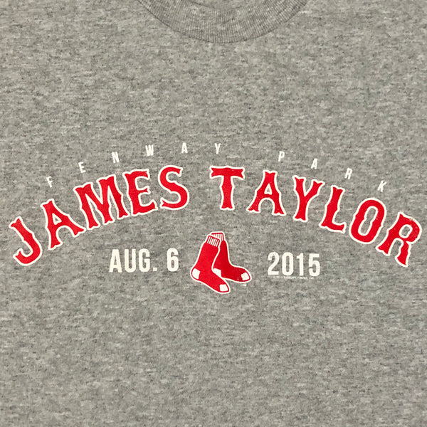 James Taylor Fenway Park 2015 Concert Boston Red Sox T-Shirt (XL)