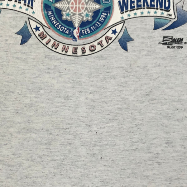 Vintage 1994 NBA All-Star Weekend Minnesota Salem Sportswear Caricature T-Shirt (M)