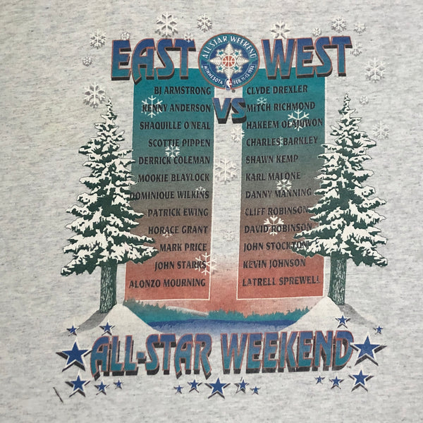 Vintage 1994 NBA All-Star Weekend Minnesota Salem Sportswear Caricature T-Shirt (M)