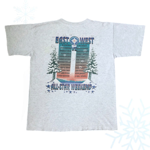 Vintage 1994 NBA All-Star Weekend Minnesota Salem Sportswear Caricature T-Shirt (M)