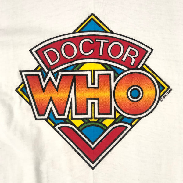 Vintage Deadstock NWOT 1982 Doctor Who TV Show Night T-Shirt (OSFA)