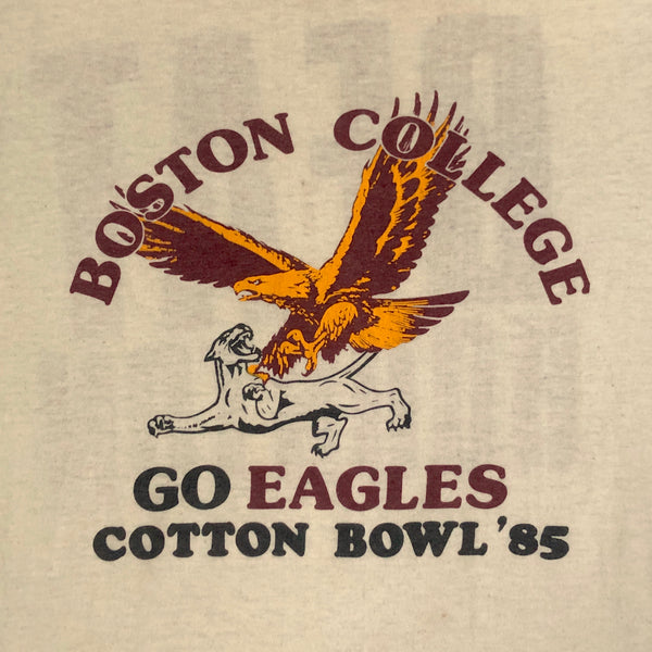 Vintage 1985 NCAA Cotton Bowl Boston College Eagles Houston Cougars "Beat Houston" T-Shirt (S)
