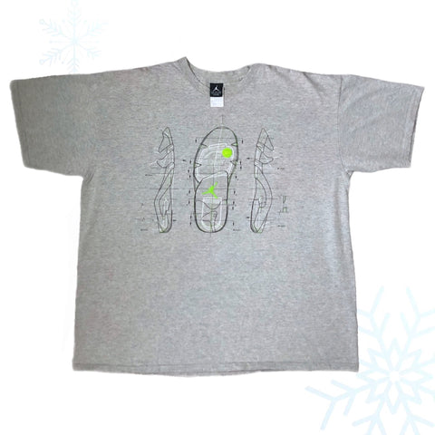 Vintage Air Jordan XIV "The Soul of the XIV" Nike Sketch T-Shirt (XXL)
