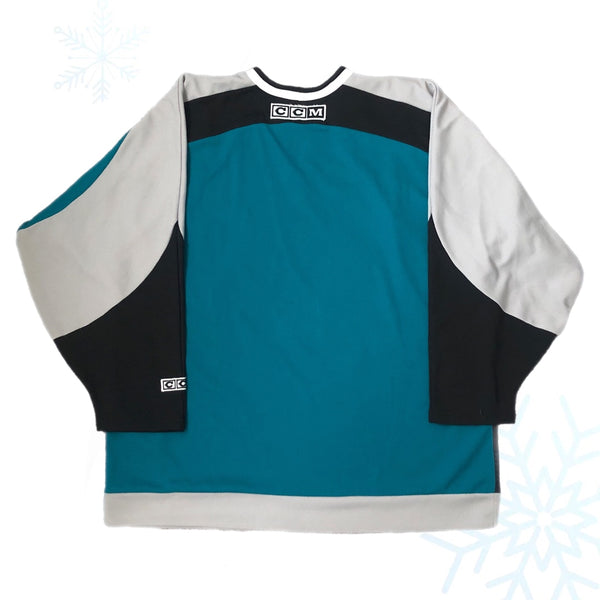 Vintage NHL San Jose Sharks CCM Jersey (L)