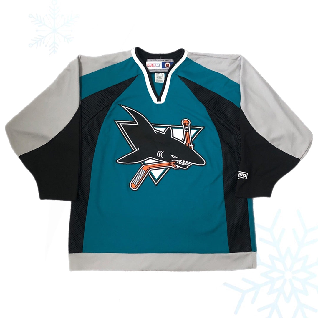 Vintage NHL San Jose Sharks CCM Jersey (L)