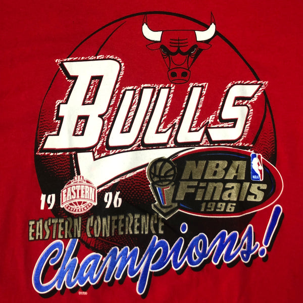 Vintage Deadstock NWOT NBA Chicago Bulls 1996 Champions T-Shirt (L)