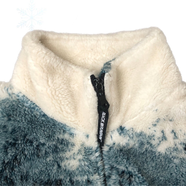 Black Mountain Outdoor Penguins All Over Print Fleece Zip-Up Jacket (M)