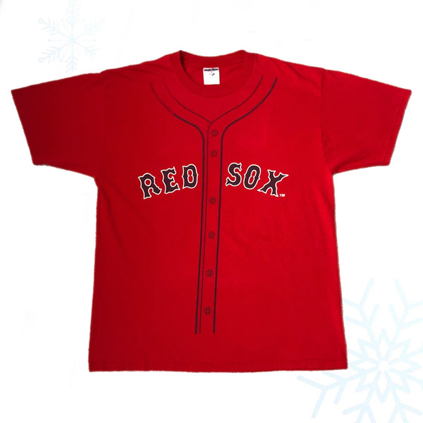 Vintage MLB Boston Red Sox Nomar Garciaparra Dunkin' Donuts Promo T-Shirt (XL)