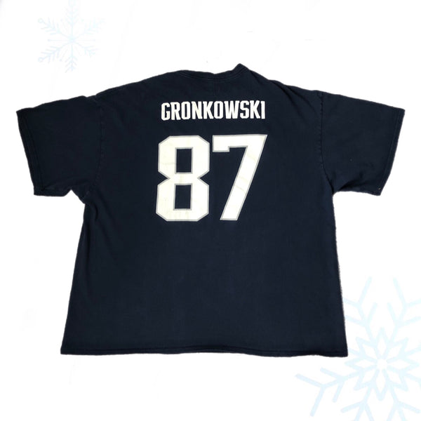 NFL New England Patriots Rob Gronkowski Jersey T-Shirt (XXL)