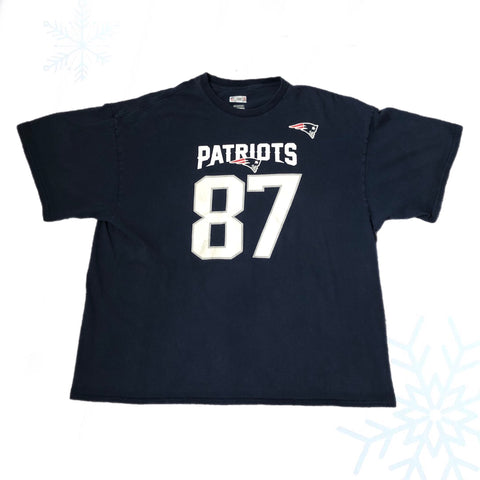NFL New England Patriots Rob Gronkowski Jersey T-Shirt (XXL)