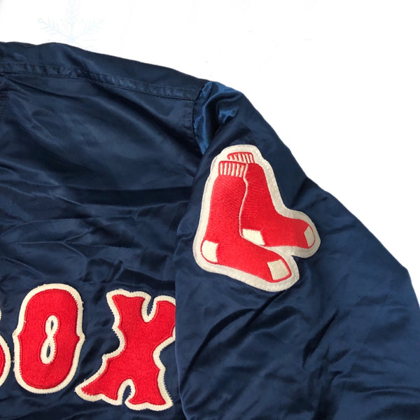 Vintage MLB Boston Red Sox Starter Satin Jacket (L)