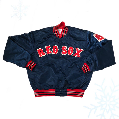 Vintage MLB Boston Red Sox Starter Satin Jacket (L)