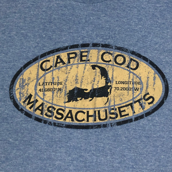 Cape Cod Massachusetts Tourist Destination Travel T-Shirt (L)